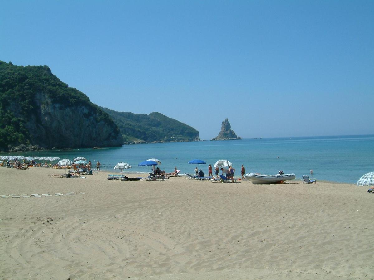Natalia Apartment B With Panoramic Sea Views Of Agios Gordios Bay Exterior photo