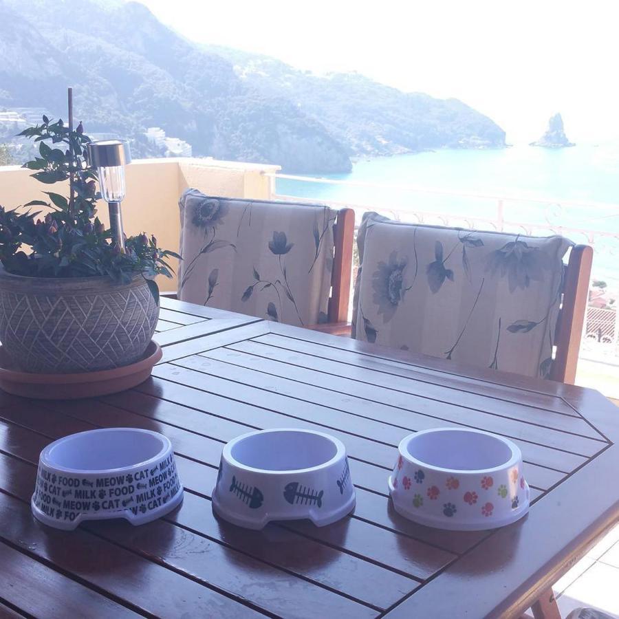 Natalia Apartment B With Panoramic Sea Views Of Agios Gordios Bay Exterior photo