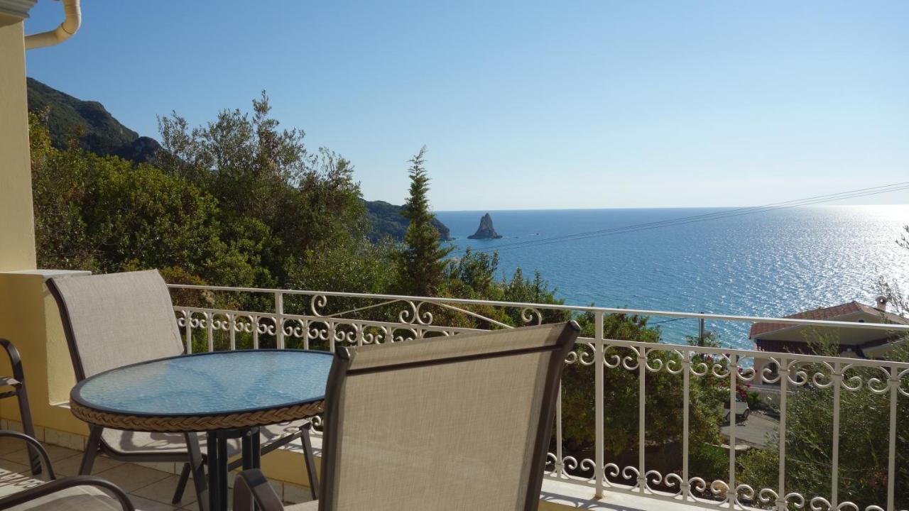 Natalia Apartment B With Panoramic Sea Views Of Agios Gordios Bay Exterior photo