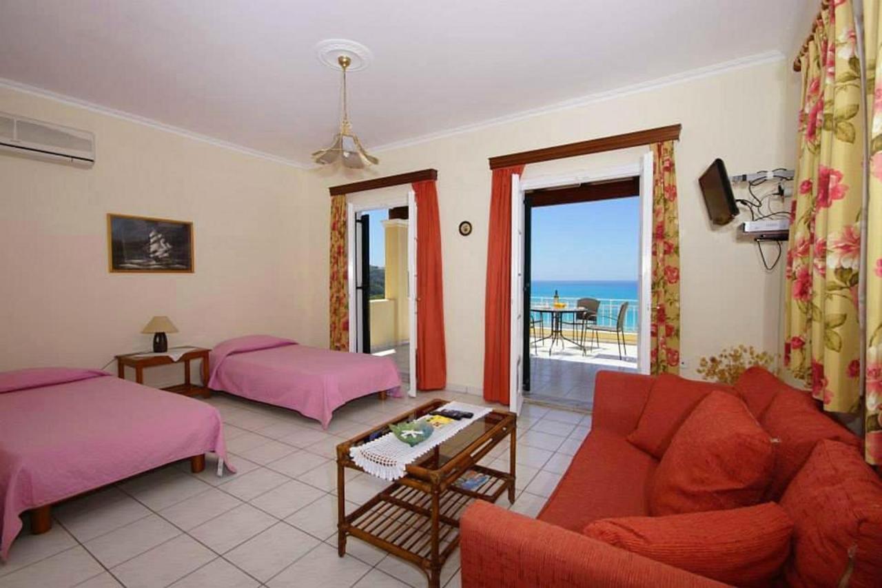 Natalia Apartment B With Panoramic Sea Views Of Agios Gordios Bay Exterior photo